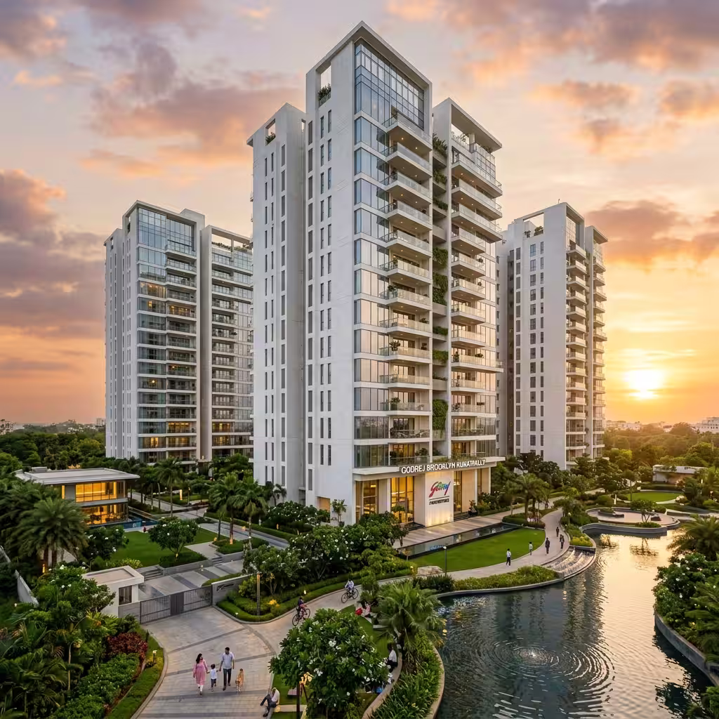 Godrej Brooklyn Avenue premium high-rise towers in Kukatpally Hyderabad