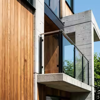 Brooklyn inspired facade detail at Godrej Brooklyn Avenue
